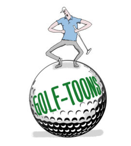 Home page for GolfToons, a collection of Clever Golf Cartoons